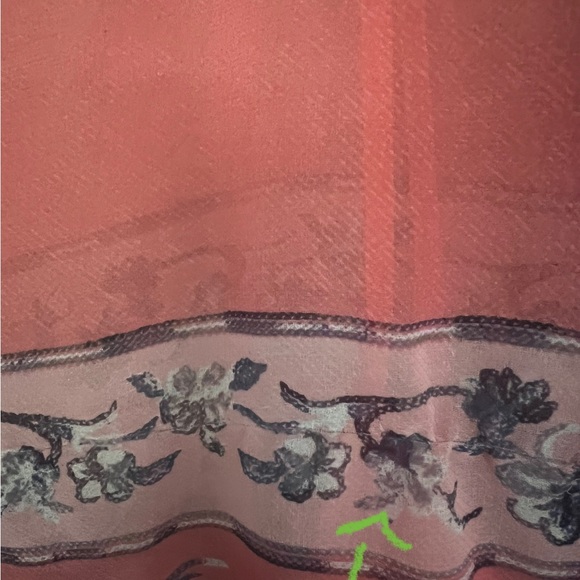 BCBG MaxAzria Floral Coral with Navy Komodo Dress - Picture 4 of 5